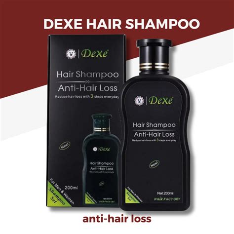 Dexe Anti Hair Loss Shampoo Ml Black Hair Shampoo Hair Building