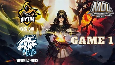 Game Victim Esports Vs Evos Icon Mdl Indonesia Season Mobile