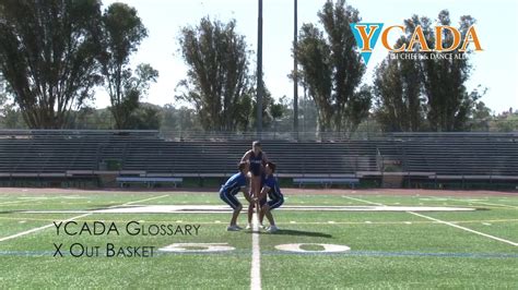 Ycada Cheer Glossary X Out Basket Youtube