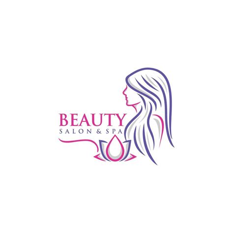 Beauty salon and spa logo 12054863 Vector Art at Vecteezy