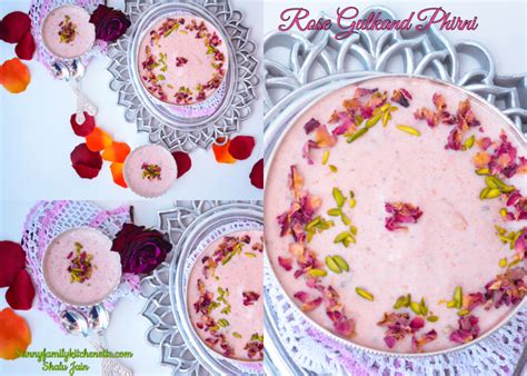 Rose Gulkand Phirni Desserts Dishes Rose