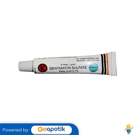 Jual GENTAMICIN KIMIA FARMA 0 1 SALEP 5 GRAM TUBE Shopee Indonesia