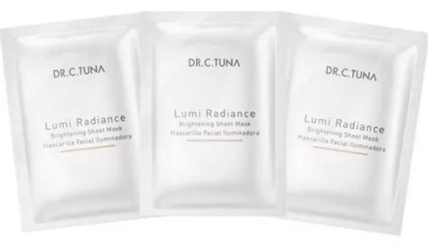 Mascarilla Facial Dr C Tuna Lumi Radiance Sheet Mask Pz Tipo De