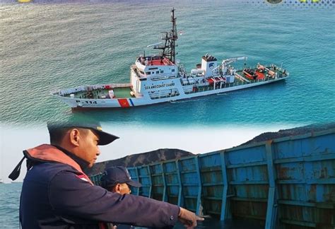 Kapal Patroli KPLP KN Alugara P 114 Berhasil Evakuasi Dan Waspam Kapal