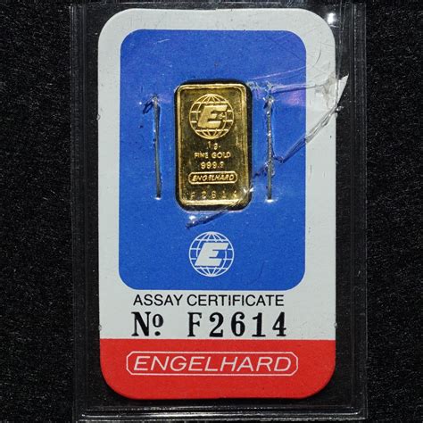 Engelhard Gold One (1) Gram Bar - Numismax