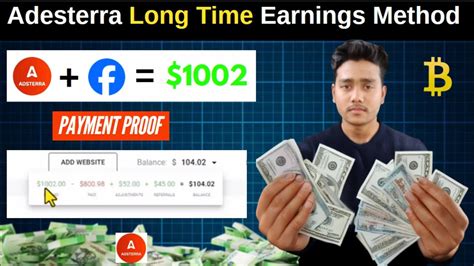 Adsterra Long Time Earnings Method Adsterra Facebook Earnings Tricks