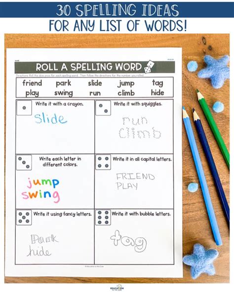 An Activity Sheet With Pencils And Crayons For Spelling The Word Roll