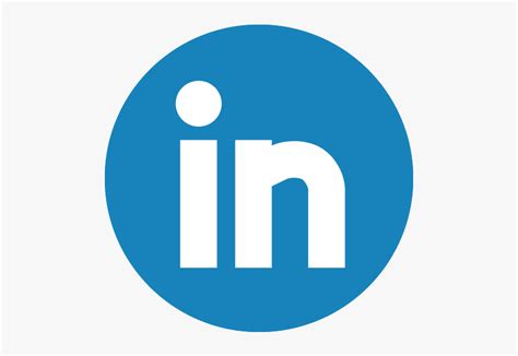 Linkedin Icon Png Round Transparent Png Kindpng