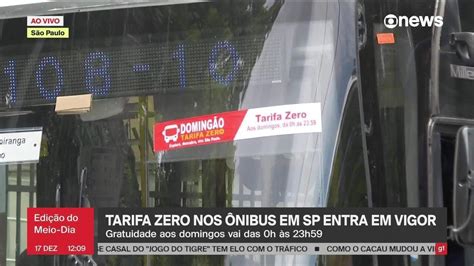 Tarifa Zero Em ônibus Municipais Passa A Valer Neste Domingo Na Cidade