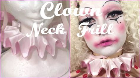 Easy Clown Neck Frill Diy Youtube Clown Costume Diy Collars Diy