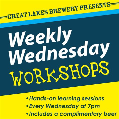 Wellness Wednesdays: What's Coming Up? • Great Lakes Brewery