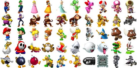 Super Mario Galaxy Characters