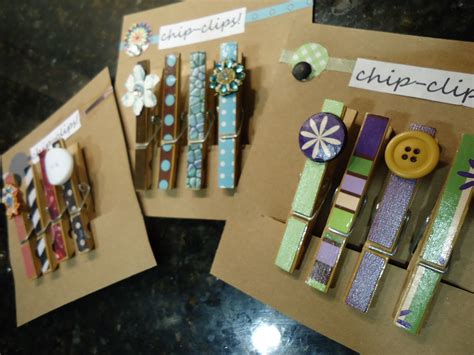 Chip Clips Craft Booth Chip Clips Diy T