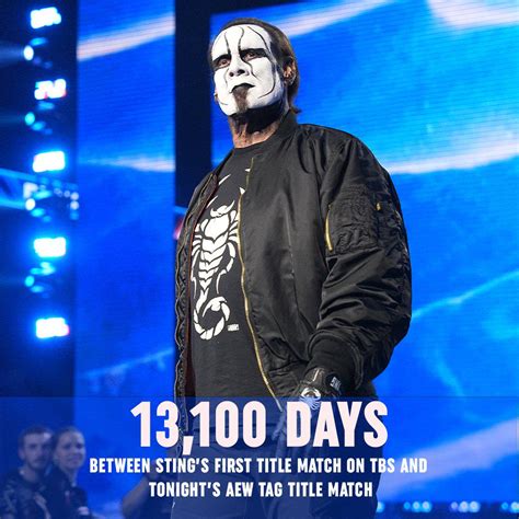 13100 Days Between Stings First Title Match On Tbs And Tonights Aew