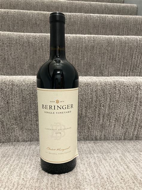 Beringer Vineyards Cabernet Sauvignon Chabot Vineyard Usa