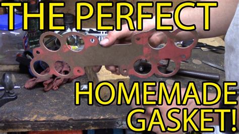 Protip Custom Homemade Gaskets With Perfect Holes On The Cheap Youtube