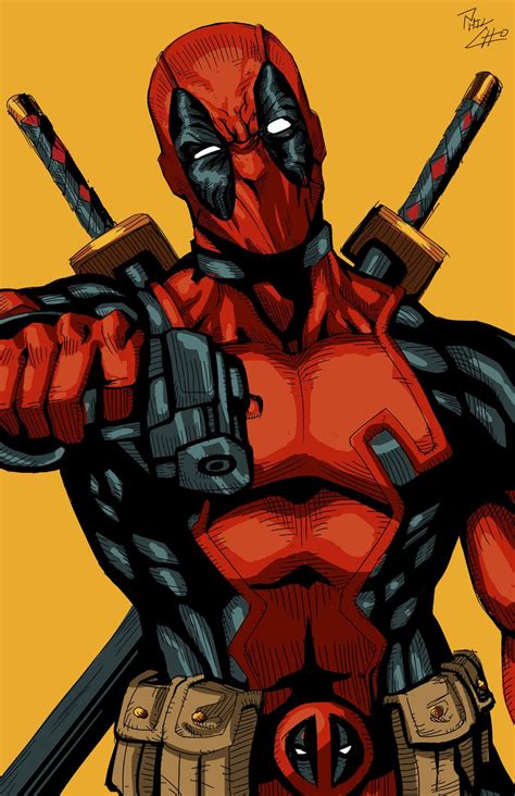 Deadpool By Phil Cho On Deviantart Deadpool Art Deadpool Comic Deadpool Artwork