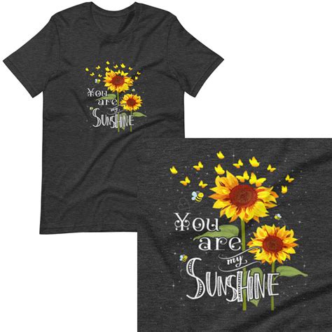 You Are My Sunshine Sunflower T Shirt Vintage Seed Co