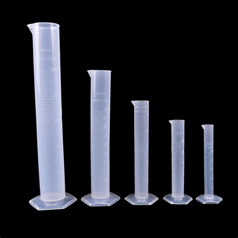 Measuring Cylinder 250ml Clear Plastic