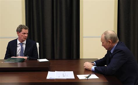 Встреча с руководителем ФНС Даниилом Егоровым • Президент России