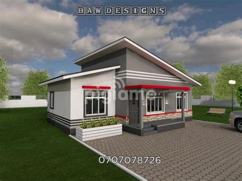 2 Bedroom House Plan With Skillion Roof In Nairobi CBD PigiaMe