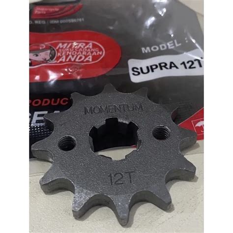 GEAR GIR GIGI TARIK DEPAN HONDA 12T MOMENTUM Lazada Indonesia