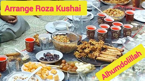 Alhumdolillah Roza Kushai Of Beloved Son Prepared All Iftar Dishes