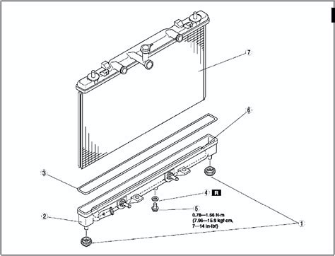 Mazda Service Manual Oil Cooler Disassembly Assembly Automatic