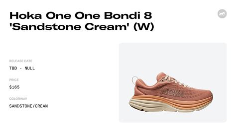 Hoka One One Bondi 8 Sandstone Cream W 1127952 Snc Release Info