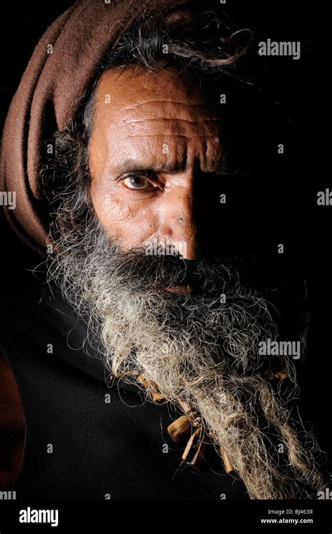 Sadhu Hindu Holy Man Stock Photo Alamy