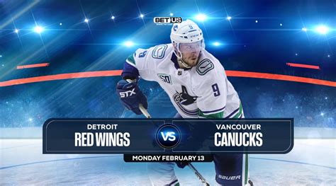 Red Wings Vs Canucks Prediction Game Preview Odds And Pick