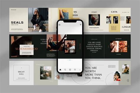 Bureau Carousel Post Template On Behance