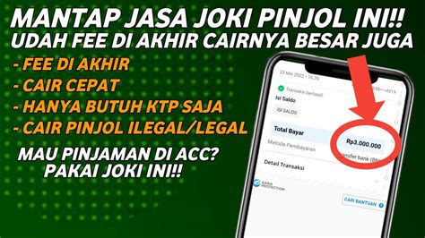 Rekomendasi Jasa Joki Pinjol Fee Di Akhir Solusi Galbay Pinjol Legal