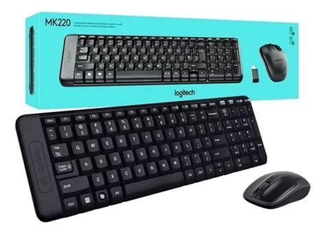 Teclado Y Mouse Inalã¡mbrico Logitech Mk220 Envío Gratis