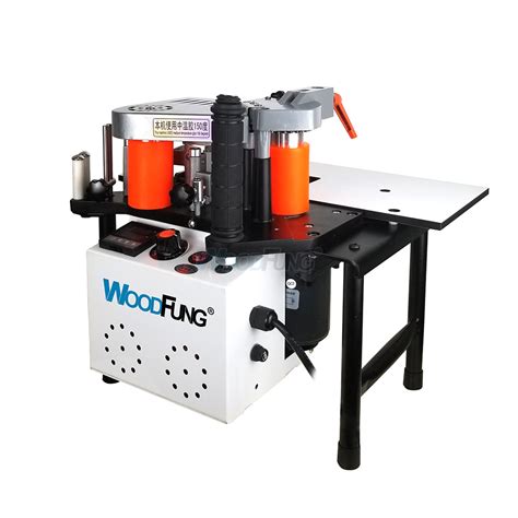 WF 102B Portable Edge Banding Machine For Straight Curve MDF Boards PVC