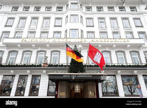 Hamburg, Germany, facade of the luxury hotels Four Season Stock Photo - Alamy