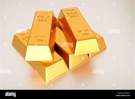 Gold Ingot Or Stack Of Gold Bars Business Banking And Financial