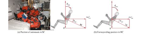 Position Of Astronauts In Sc And Corresponding Position In Hc For The