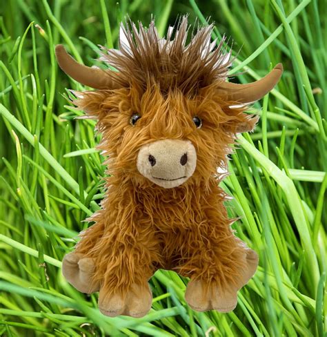 Weighted Highland Cow Stuffed Animal 16 Plushie Sensory Comfort Toy