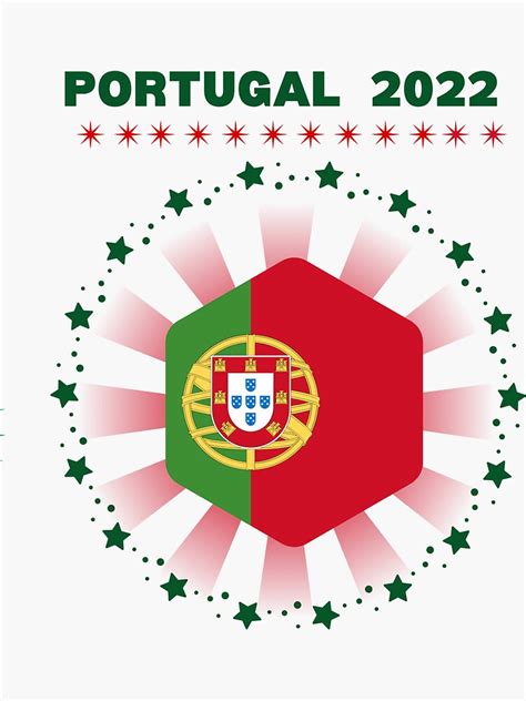 Pegatina Copa Del Mundo Qatar 2022 Bandera De Portugal De Mr Socololo