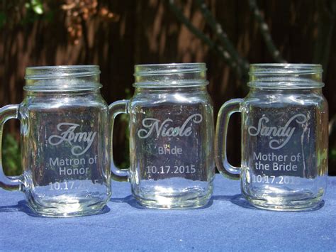 Mason Jar Mugs Custom Made Designs Oz Perfect For Etsy Mason