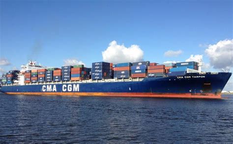 Nave Cma Cgm Del Nuevo Servicio Acsa Recala A Puerto San Antonio Camae