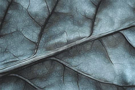 Macro Leaf Veins Pattern Illustration Stock Photo - Image of natural ...