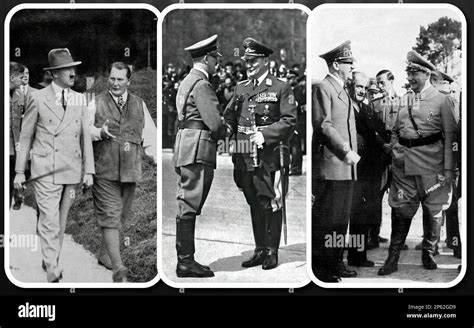 El Dictador Nazi Adolf Hitler Junto Con Su Mano Derecha Hermann Goering