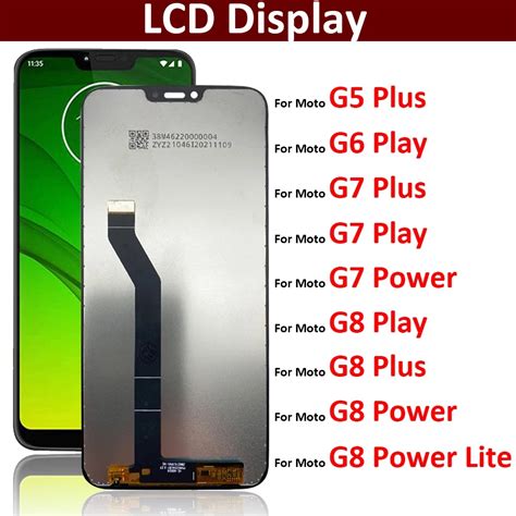 Pantalla Lcd De Repuesto Para Motorola Moto G5 G6 G7 G8 Power Play Plus