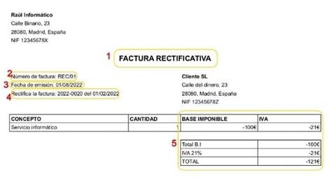 Diferencia Entre Factura Rectificativa Y Factura De Abono Tipos De