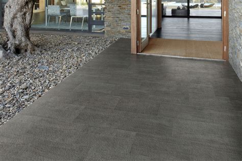 Stone Effect Tiles Grey Porcelain Stoneware With Mass Colouring