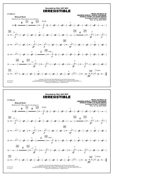 Irresistible Cymbals By Matt Conaway Percussion Digital Sheet