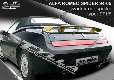 Ornament Spoiler Tuning Sport Eleron Portbagaj Alfa Romeo Spider 1994 2005 V1 Servco Tuning