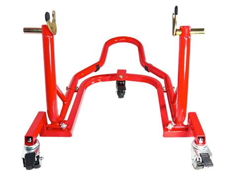 Motorcycle Dolly Stand Mover With V Shape Hardware Paddock Stands